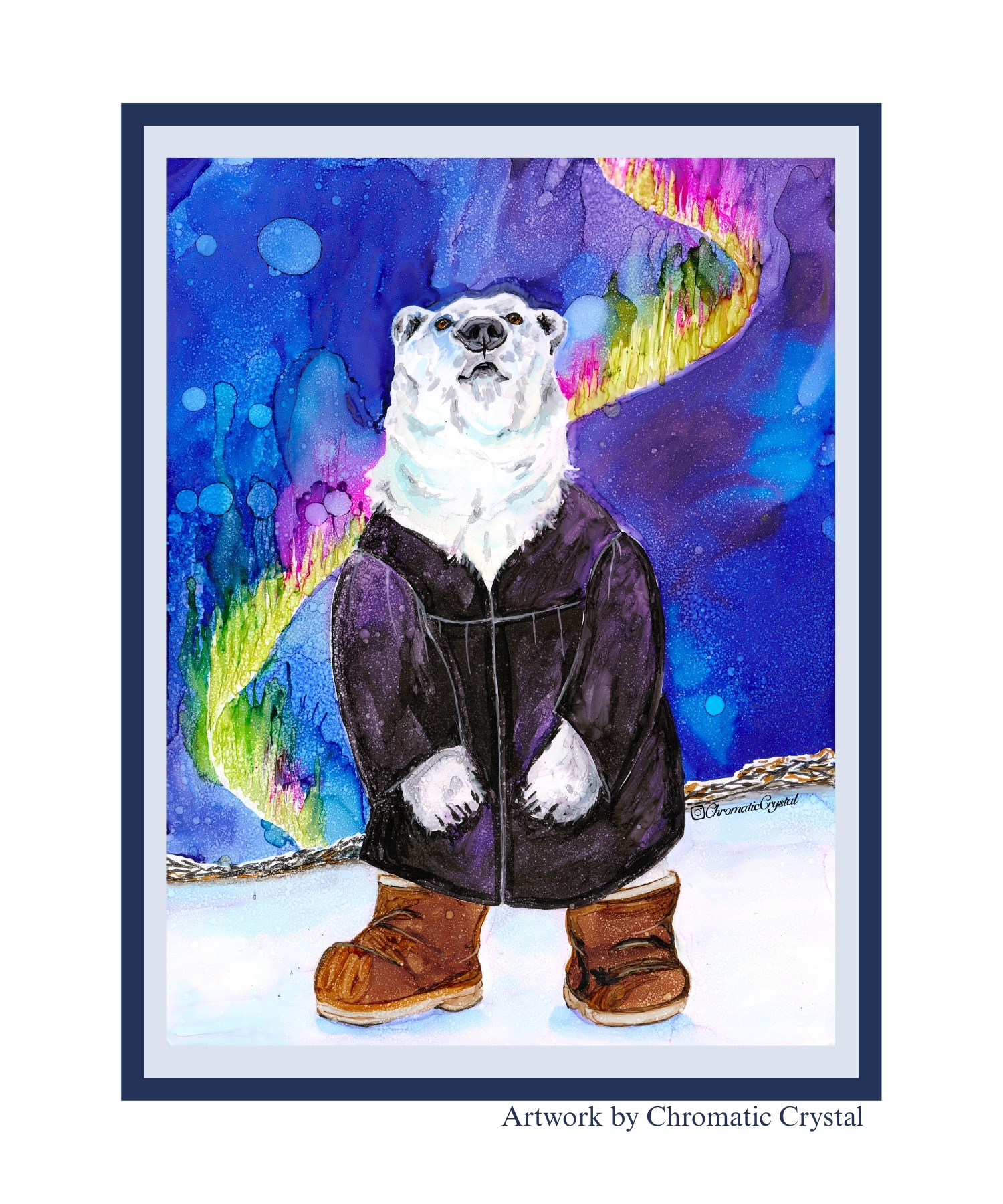 Polar Bear Judge in Boots